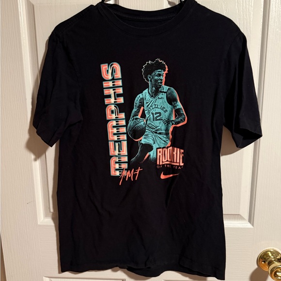 Nike Black Graphic Men's Morant T-Shirt - Picture 1 of 4